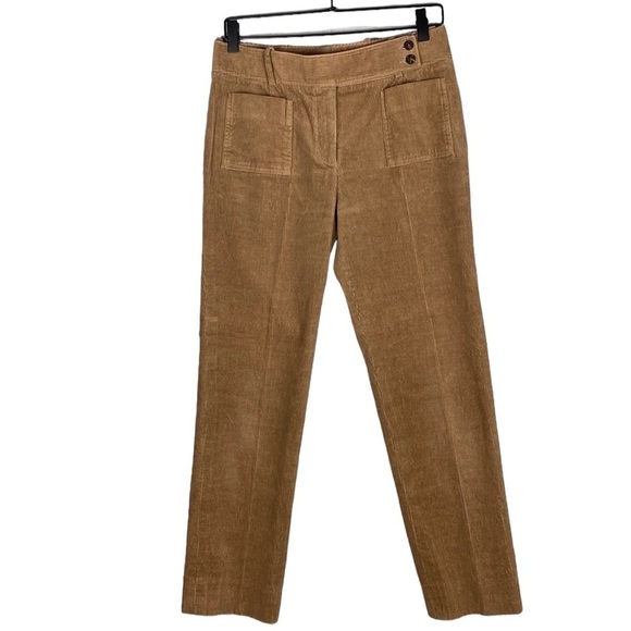 Celine tan  corduroy straight leg trousers - Picture 1 of 11